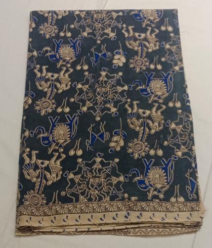 KALAMKARI PRINTED COTTON SAREE