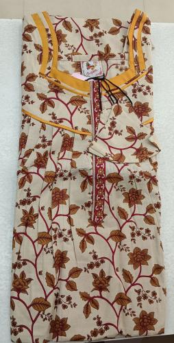 40S X 40S POWERLOOM PRINTED COTTON NIGHTIES XXL SIZE
