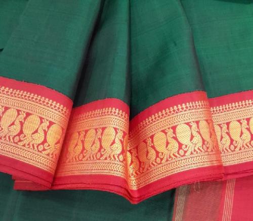 Arni Silk Saree with Thread work 620 Cms SABT