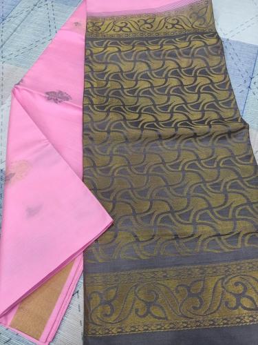 SOFT SILK SAREE WITH BLOUSE