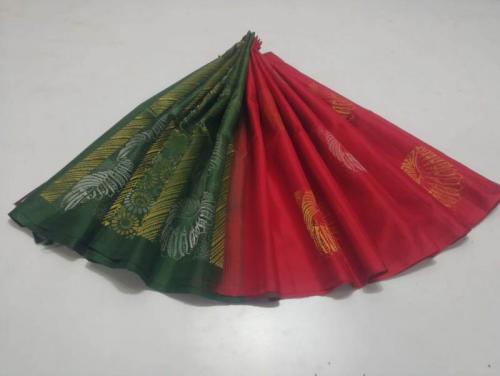 SOFT SILK SAREE WITH BLOUSE