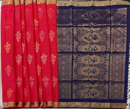 SOFT SILK SAREE WITH BLOUSE