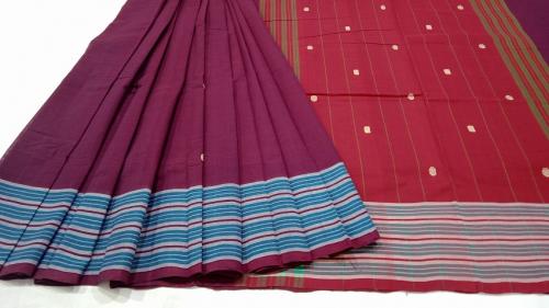 ARUPPUKOTTAI 60S COTTON SAREES WITH BLOUSE