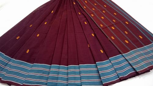 ARUPPUKOTTAI 60S COTTON SAREES WITH BLOUSE