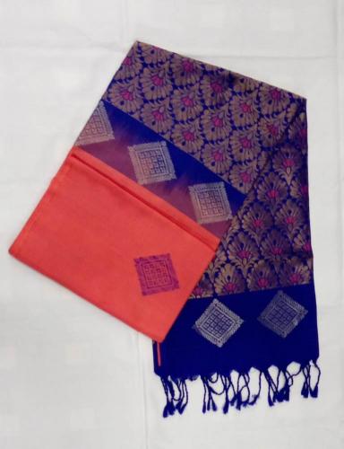 SOFT SILK SAREE WITH BLOUSE