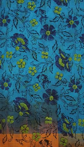 MANAMEDU BLOCK PRINTED SAREES WITH BLOUSE