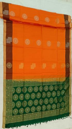 SOFT SILK SAREE WITH BLOUSE