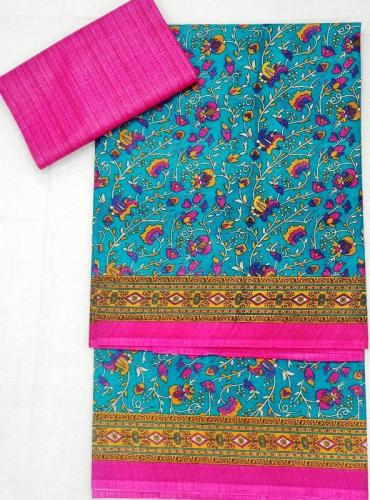 PL PRINTED SAREES WITH BLOUSE