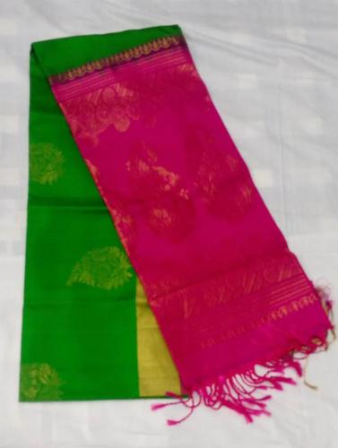 SOFT SILK SAREE WITH BLOUSE