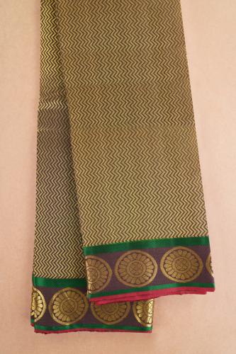 ARNI SILK HALF FINE ZARI SAREE WITH BLOUSE