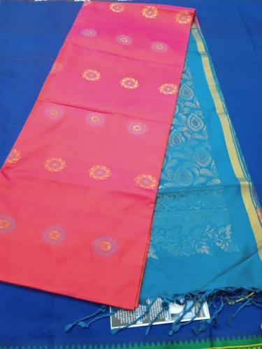 SOFT SILK SAREE WITH BLOUSE
