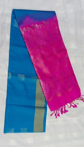 SOFT SILK SAREE WITH BLOUSE