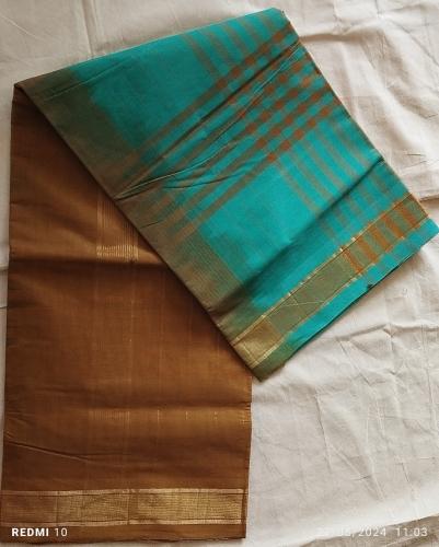 MANAMEDU COTTON SAREES WITH BLOUSE