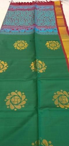 SOFT SILK SAREE WITH BLOUSE