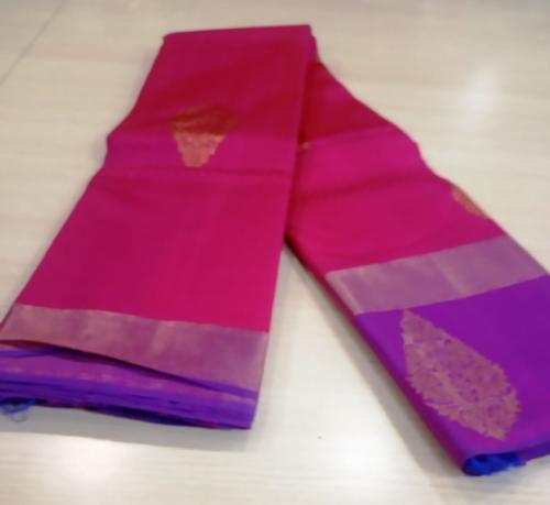 ARNI SILK HALF FINE ZARI SAREE WITH BLOUSE