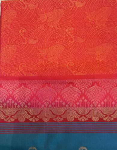 SOFT SILK SAREE WITH BLOUSE