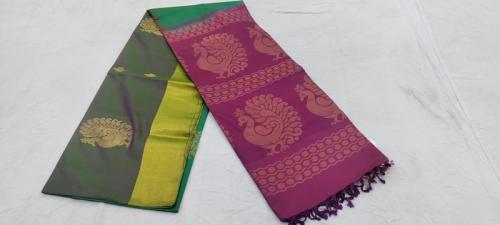 SOFT SILK SAREE WITH BLOUSE