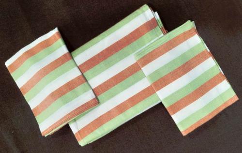 BEDSHEET STRIPE 72X100 2 PILLOW COVER