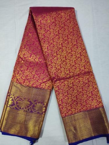 ARNI SILK HALF FINE ZARI SAREE WITH BLOUSE