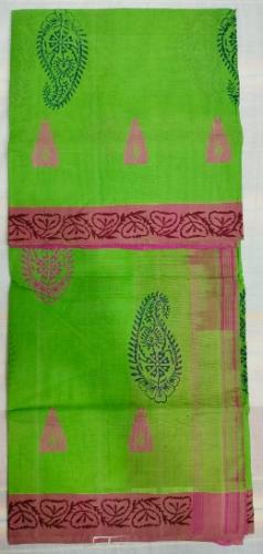 SALEM BLOCK PRINT COTTON SAREES