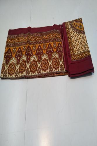 BEDSHEET JAIPUR PRINTED 90X108 2 PILLOW COVER