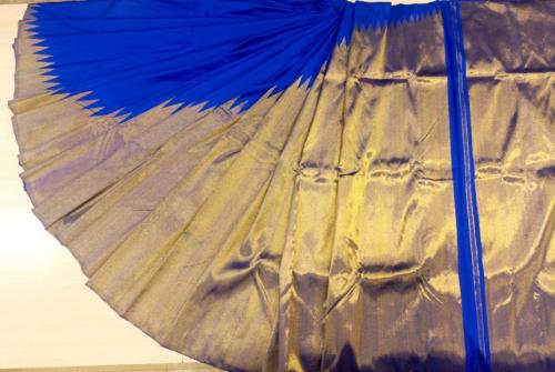 ARNI SILK HALF FINE ZARI SAREE WITH BLOUSE